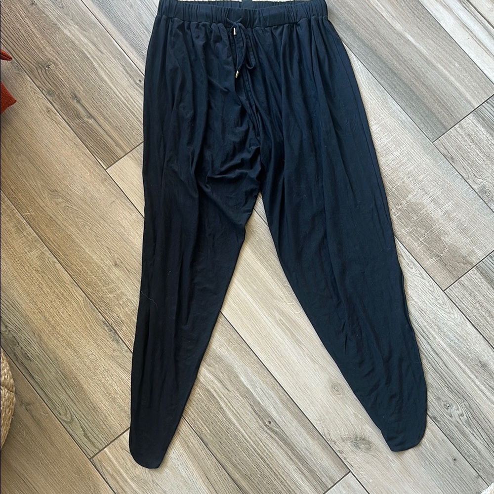 Comfy Black Drawstring Pants